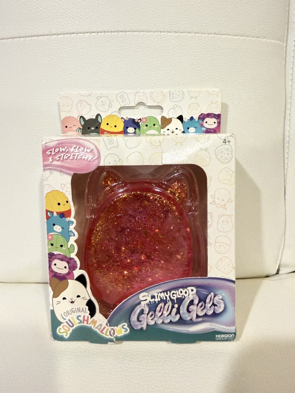 Original Squishmallows™ SLIMYGLOOP Pink Gelli Gels™ Slow Rising Sensory Squeeze